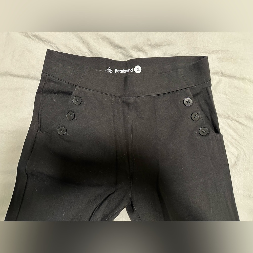 EUC betabrand high rise dress pant, size medium long